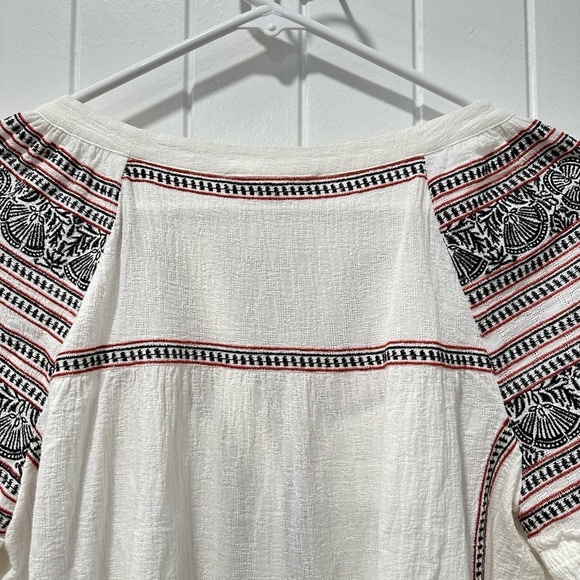 Maje Long Sleeve Bohemian Peasant Blouse - Picture 6 of 8